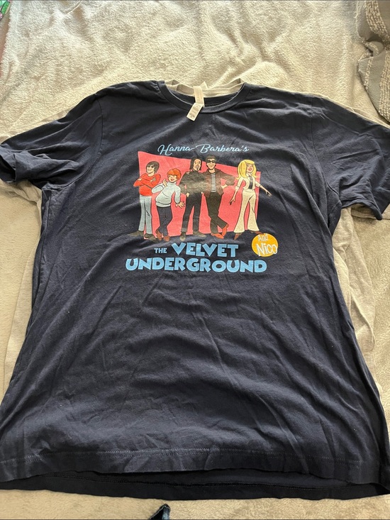 Bella Canvas Other - Rare and unique NWOT Hanna-Barbera The Velvet Underground Navy Graphic T unisex